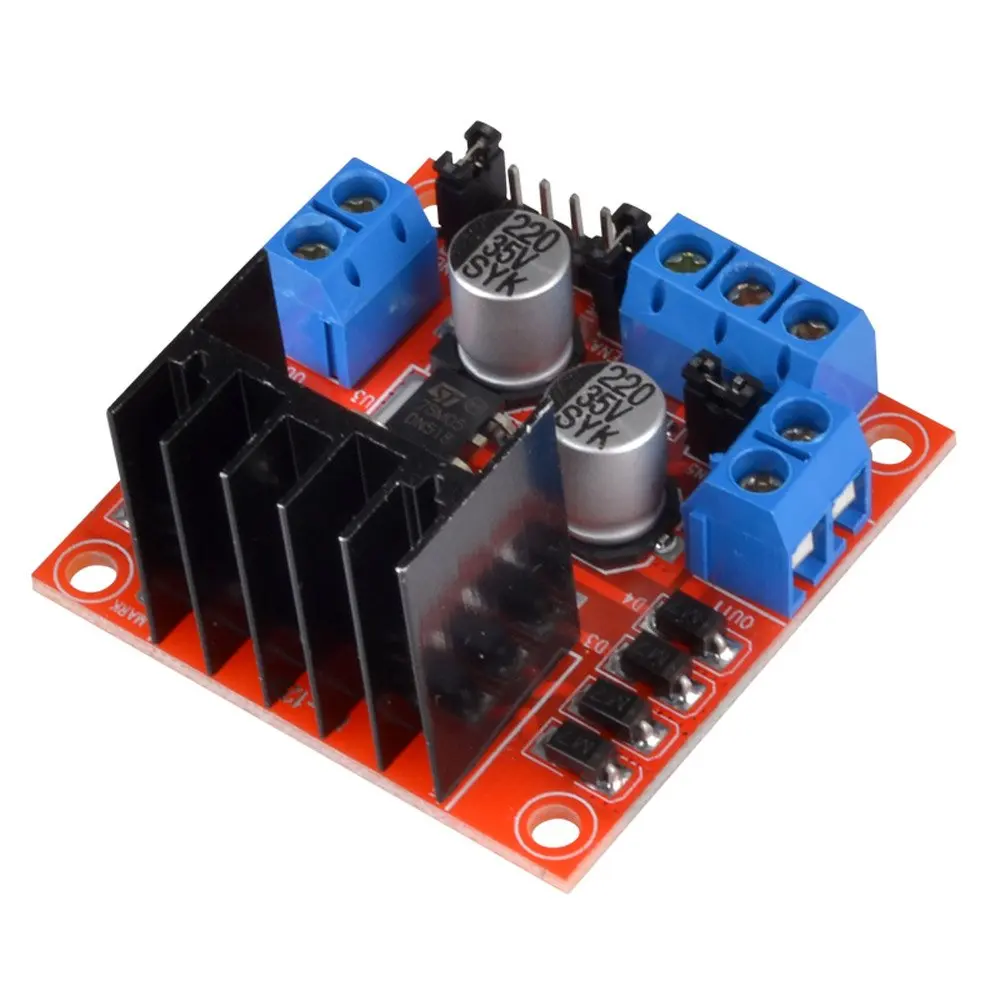 L298N Treiberplatinenmodul L298N Schrittmotor Smart Car Roboter – Bild 2