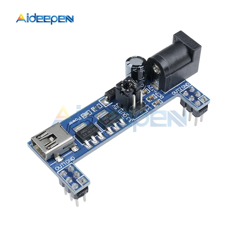 DC 3,3 V 5 V Micro Mini USB MB102 2-Kanal-Breadboard-Modul MB102 Breadboard-Leistungsmodul MB-102 lötfreies