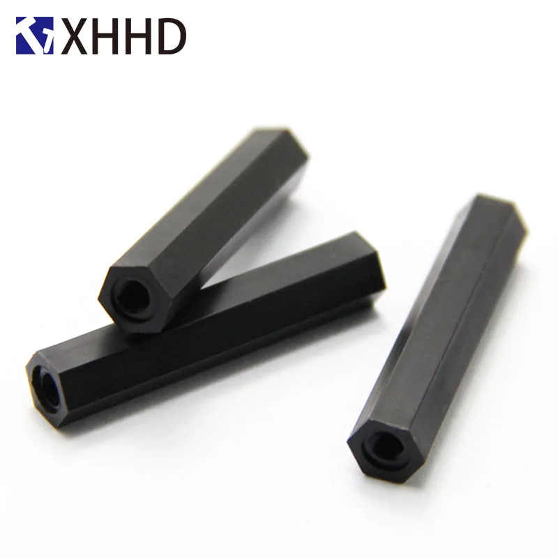 M2 M 2,5 M3 M4 PCB Spacer Nylon Schwarz Hex Weibliche Standoff Nylon – Bild 4