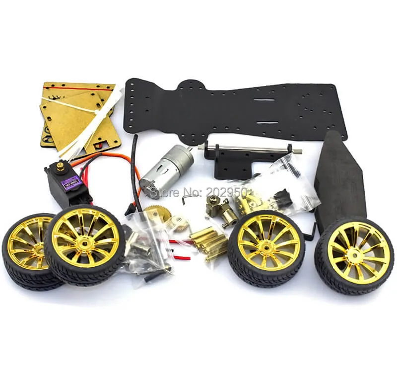 4WD RC Smart Car Chassis für Arduino Plattform mit MG996R Metal Gear – Bild 6