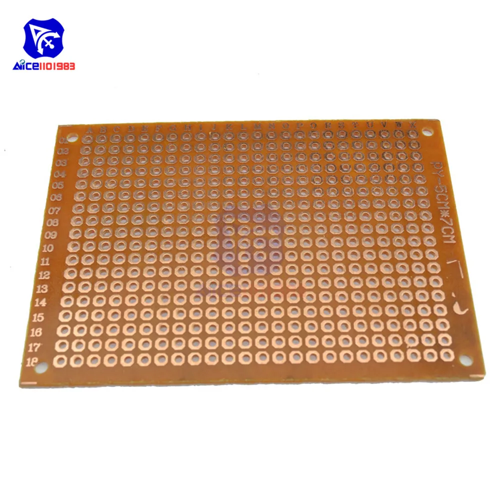 Diymore 5 Teile/los Universal PCB Board 50x70mm 2,54mm Loch Pitch – Bild 2