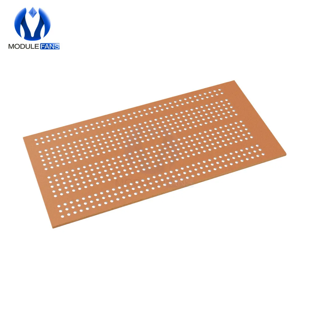 5X10 CM Universal Solderless PCB Test Breadboard Kupfer (5 Stück) – Bild 5
