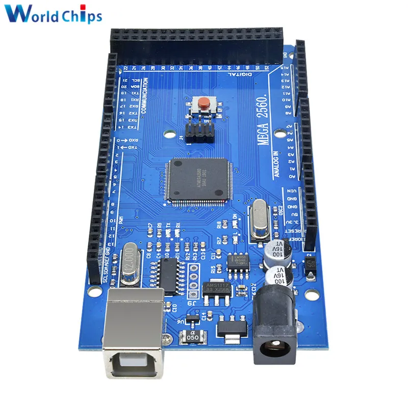 MEGA2560 Mega 2560 R3 REV3 ATmega2560-16AU CH340G Board Modul AUF USB – Bild 6