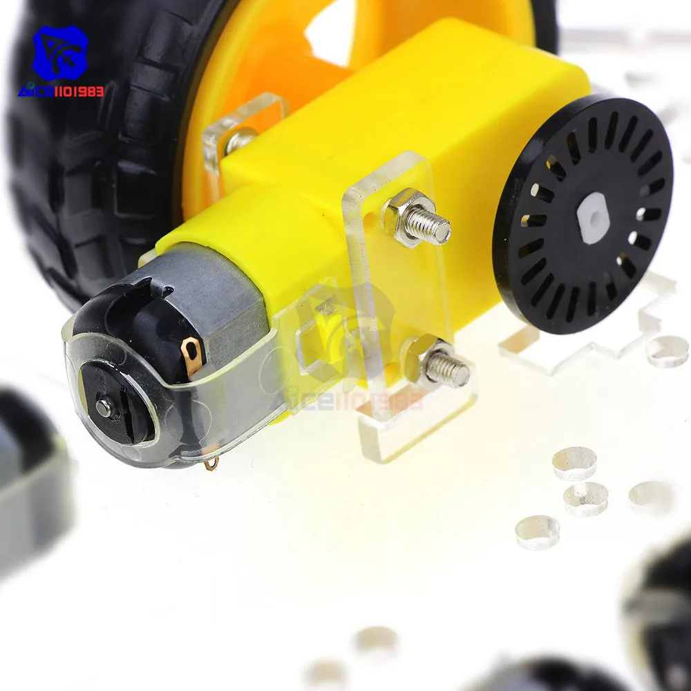 Diymore 4WD Roboter Smart Car Chassis Bausatz – Bild 5