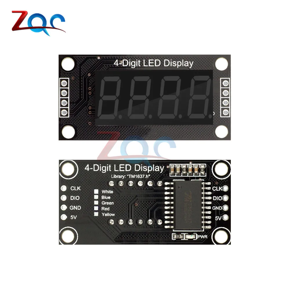 0,36 zoll TM1637 7 Segmente 4-Stellige Led-anzeige Rohr Modul Board – Bild 3