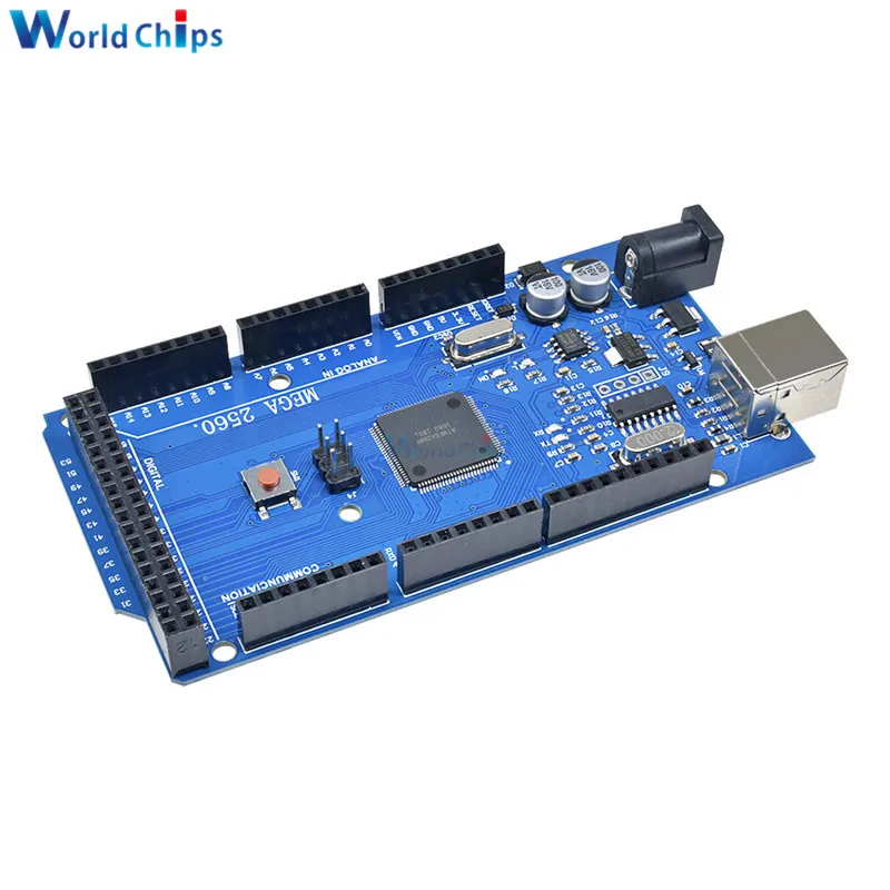 MEGA2560 Mega 2560 R3 REV3 ATmega2560-16AU CH340G Board Modul AUF USB – Bild 4