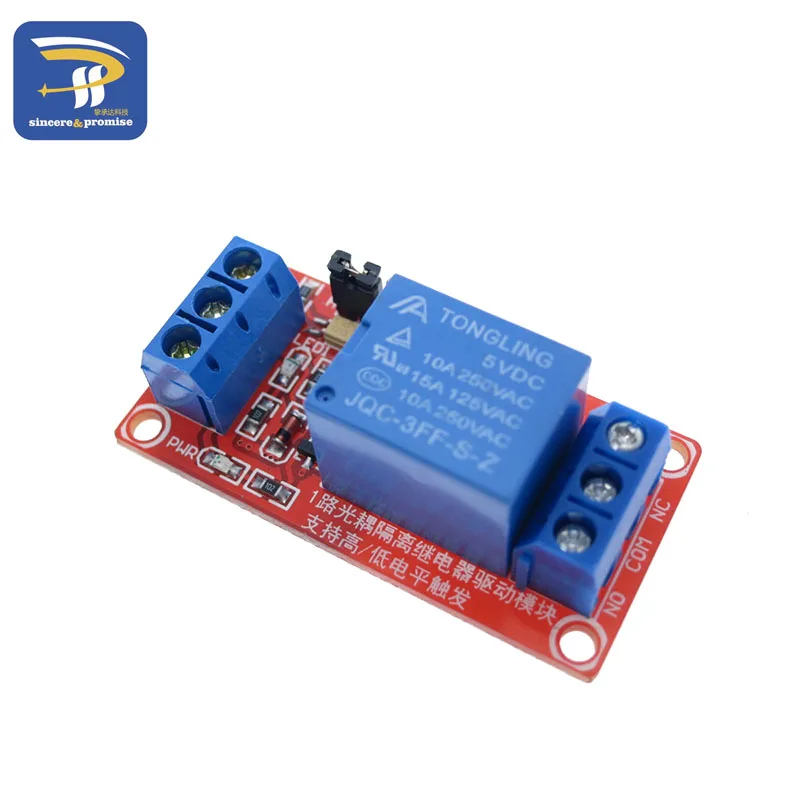 1-Kanal-5-V-12-V-Relaismodul-Board-Abschirmung für Arduino – Bild 4