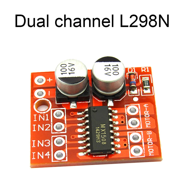 L298N Dual Kanal DC Motor Fahrer Mini Modul PWM Speed Control Über – Bild 3