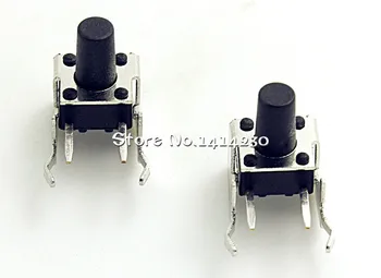 Taktschalter 6 x 9 mm, horizontal, mit Halterung, taktile Drucktastenschalter, 6 x 9 mm (100 Stück)