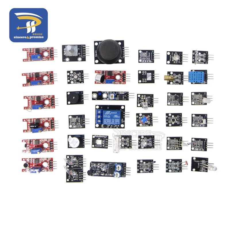 45-in-1-Sensormodule, 16-Arten-Starter-Kit für Arduino Raspberry Pi – Bild 6