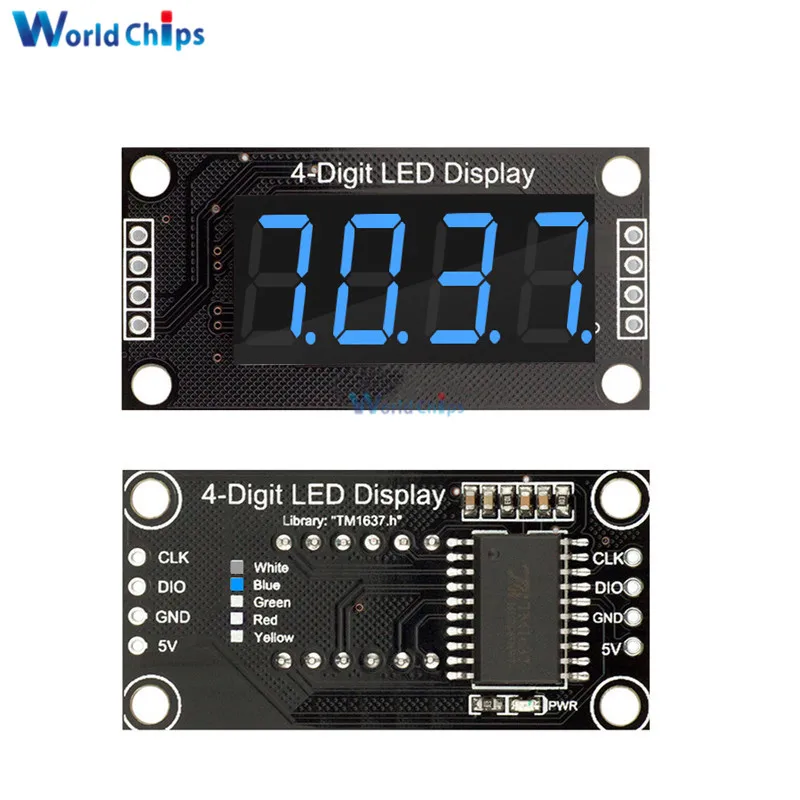 0,36 zoll 0.36 "4-Stelligen Rot/Grün/Gelb/Blau/Weiß LED Display Rohr – Bild 6