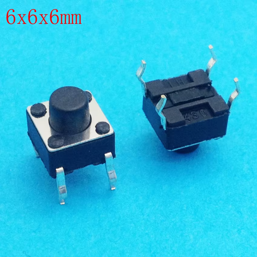 6X6X6 DIP Tact Tactile Mini Druckschalter Mikroschalter Momentary 6*6*6mm