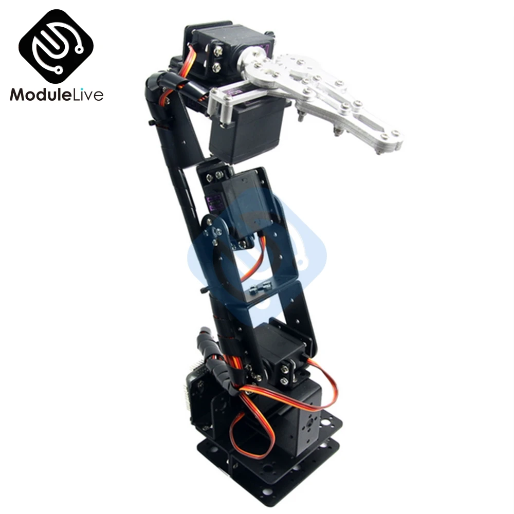 Aluminium Robot 6 DOF Arm Mechanische Robotic Arm Clamp Klaue Mount – Bild 2