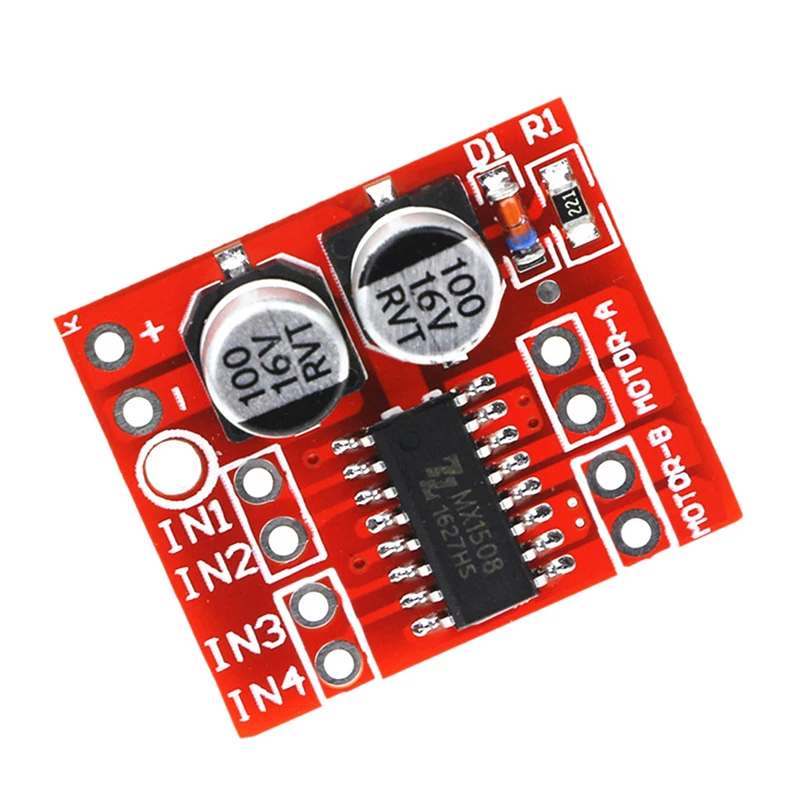 L298N Dual Kanal DC Motor Fahrer Mini Modul PWM Speed Control Über – Bild 4