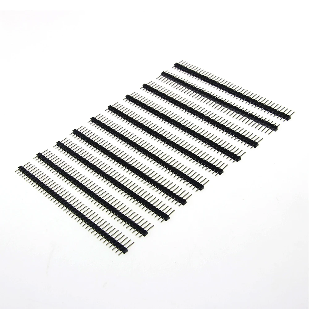 40 Pin 1x40 einreihige männliche und weibliche 2,54 (10 Stück) – Bild 2