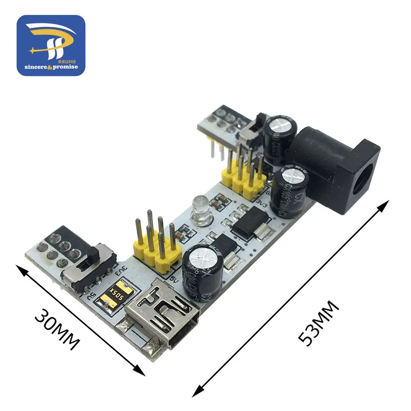 MB102 Mini Micro USB Schnittstelle Breadboard Netzteilmodul MB-102 – Bild 6
