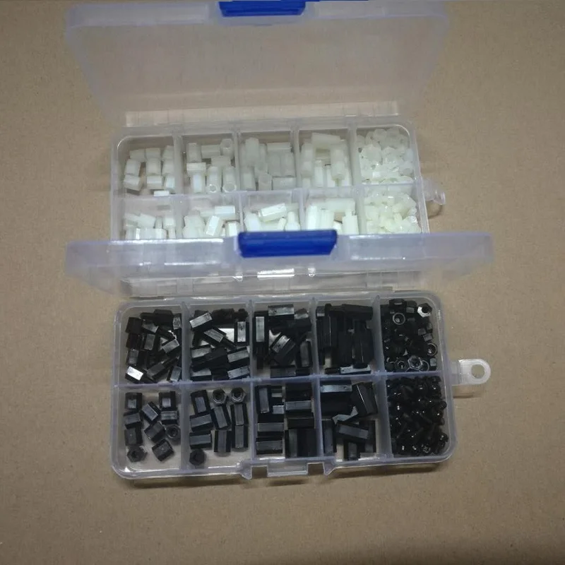 M2 M 2,5 M3 Weibliche & Männliche Hex Nylon Standoff Spacer Spalte Für PCB Motherboard Festen (180 Stück)