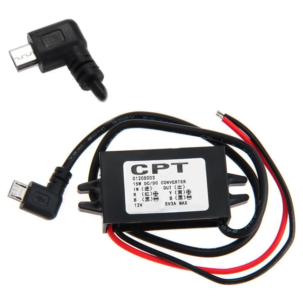 DC-DC 12V zu 5V 3A 15W Auto Power Step Down Buck Converter Netzteil – Bild 6