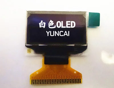 0,96 Zoll OLED Display LCD Modul SSD1306 128x64 Pixel Blau/Weiß/Gelb und Blau SPI Parallel und I2C (10 Stück)
