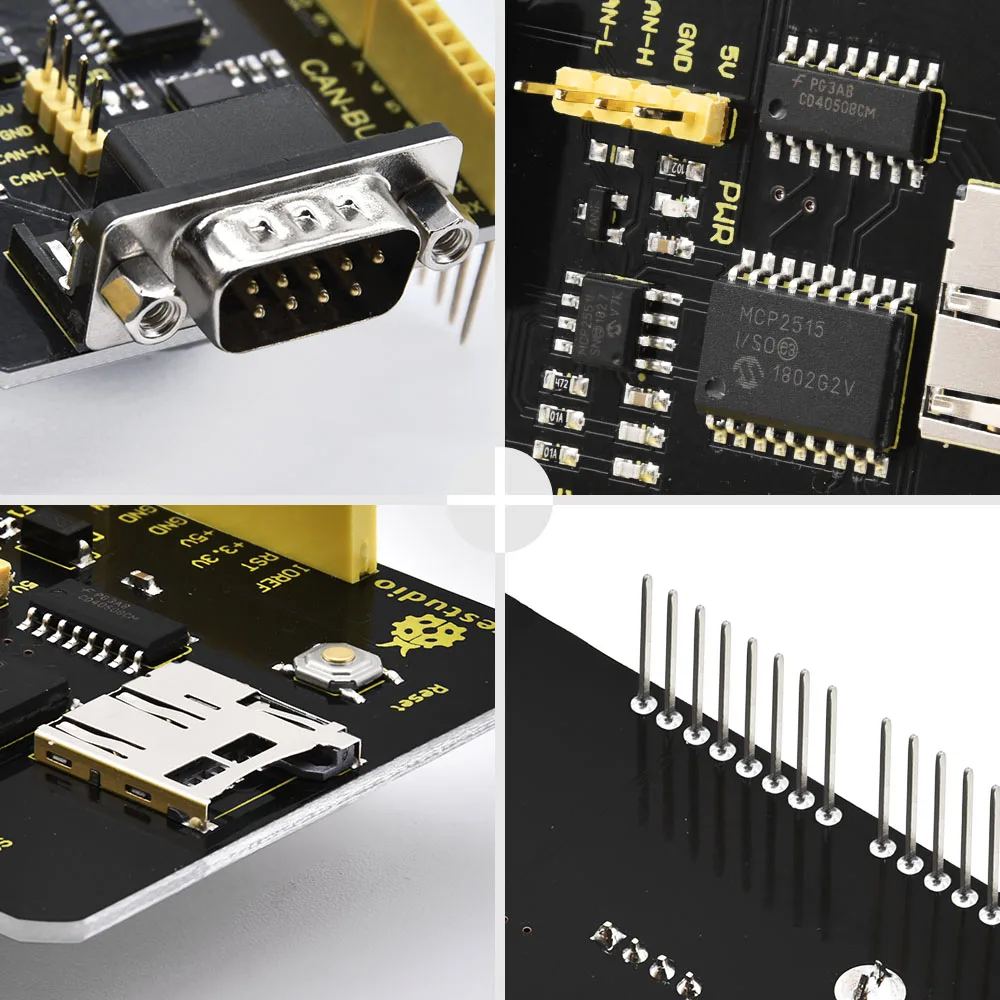 Keyestudio CAN-BUS Shield MCP2515 Chip mit SD-Buchse für Arduino UNO – Bild 3