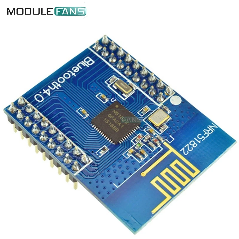 NRF51822 CORE51822 BLE 4,0 Bluetooth Drahtlose Modul Kommunikation Board RF Controller Antenne SPI I2C UART
