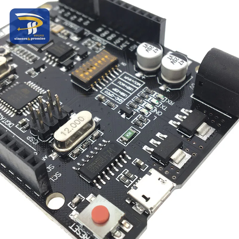 UNO + WiFi R3 ATmega328P + ESP8266 CH340 (32Mb speicher) 6V-9V USB-TTL – Bild 3