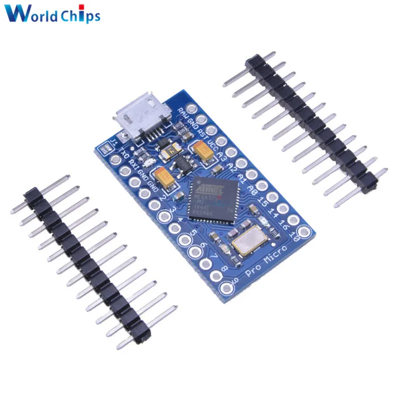 Micro USB ATmega32U4 Pro Micro 3,3 V 8 MHz Board Modul Für Arduino – Bild 3