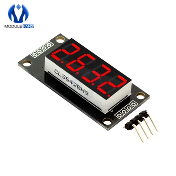 0.36 "0,36 zoll 0,36 Zoll TM1637 7 Segmente Digital Display Rohr 4-Stellige Led-modul Board Für Arduino rot
