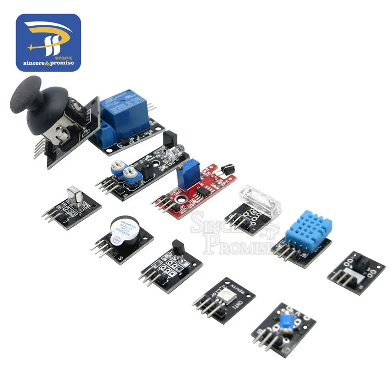 45-in-1-Sensormodule, 16-Arten-Starter-Kit für Arduino Raspberry Pi – Bild 2