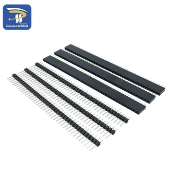 40Pin 1x40 Einreihige Männliche und Weibliche 2,54 Zerbrechliche Pin Header PCB JST Stecker (20 Stück)