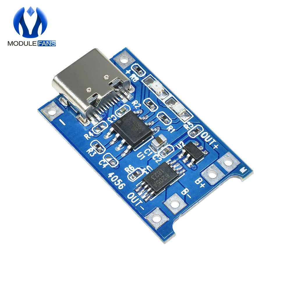 TP4056 Typ-c USB 5V 1A 18650 Lithium-Batterie Ladegerät TP4056 Modul – Bild 3