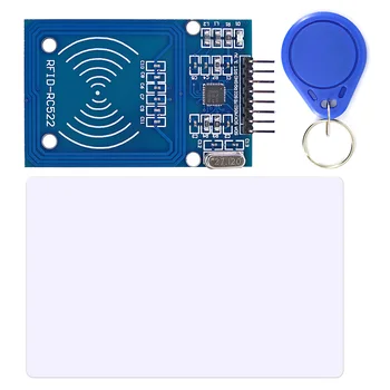 13,56 MHz RFID-Modul RC522 RFID-Lesegerät Schreibmodul mit RFID TAG S50 Fudan Kartenschlüssel SPI