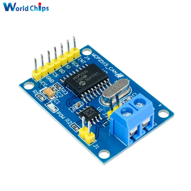 Mcp2515 kann Bus modul Treiber platine tja1050 Empfänger für 51 mcu Arm Controller DC 5V SPI Schnitts telle