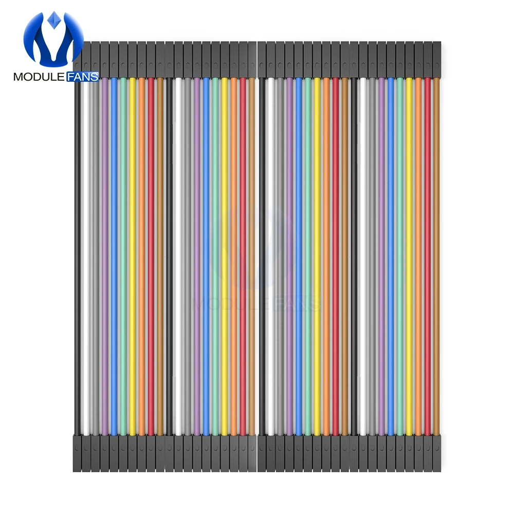 2,54mm Dupont Kabel Weiblichen zu Weiblich Bunte Dupont (40 Stück) – Bild 4