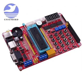 PIC MCU Development Mini System PIC Development Board + Microchip PIC16F877A + USB-Kabel