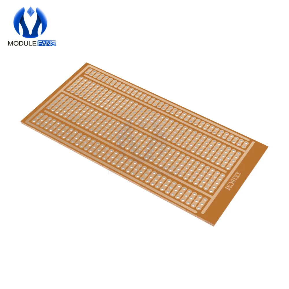 5X10 CM Universal Solderless PCB Test Breadboard Kupfer (5 Stück) – Bild 4