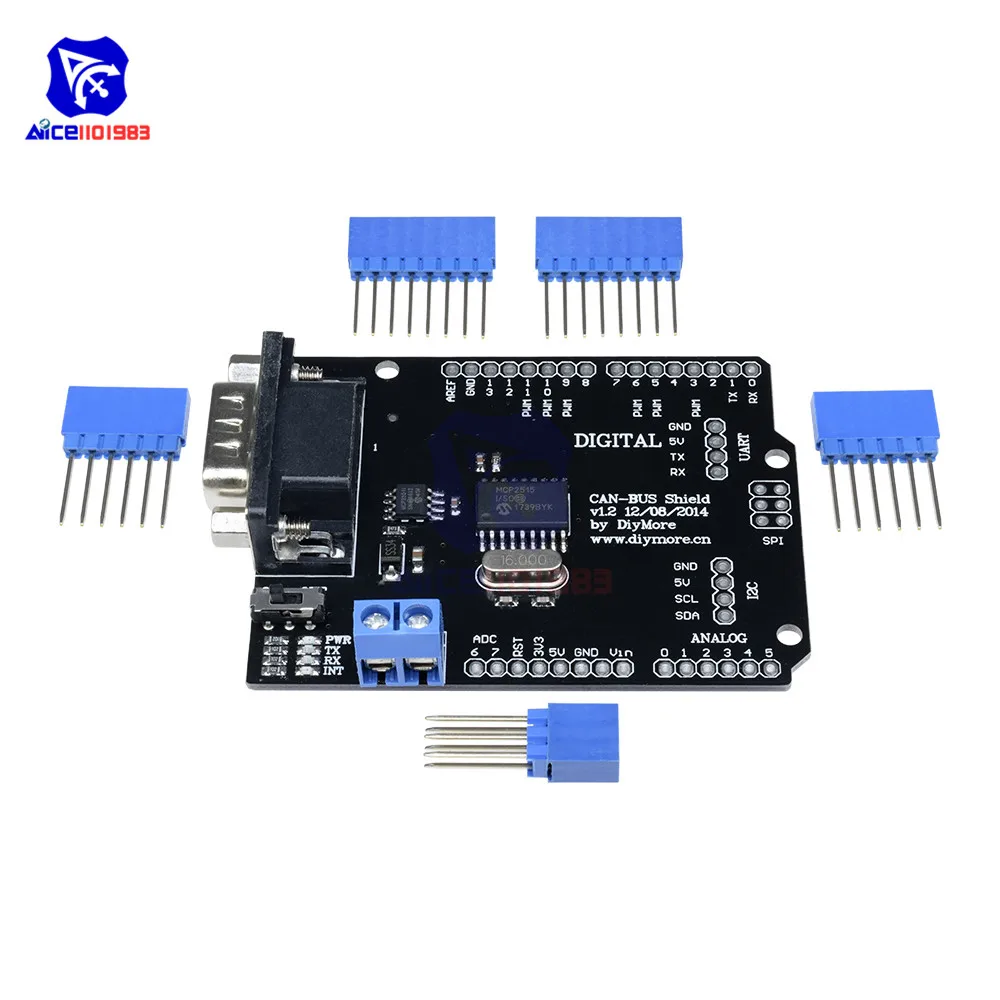MCP2515 EF02037 KÖNNEN BUS Schild SPI 9 Pins Standard Sub-D Expansion – Bild 6