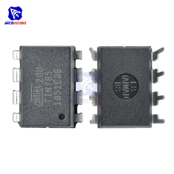 Diymore IC Chip ATTINY85-20PU ATTINY85 MCU 8BIT ATTINY 20MHZ 8 Pin DIP-8 ATTINY85 Mikrocontroller IC (5 Stück)