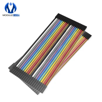 2,54mm Dupont Kabel Weiblichen zu Weiblich Bunte Dupont Jumper Draht 20CM (40 Stück)