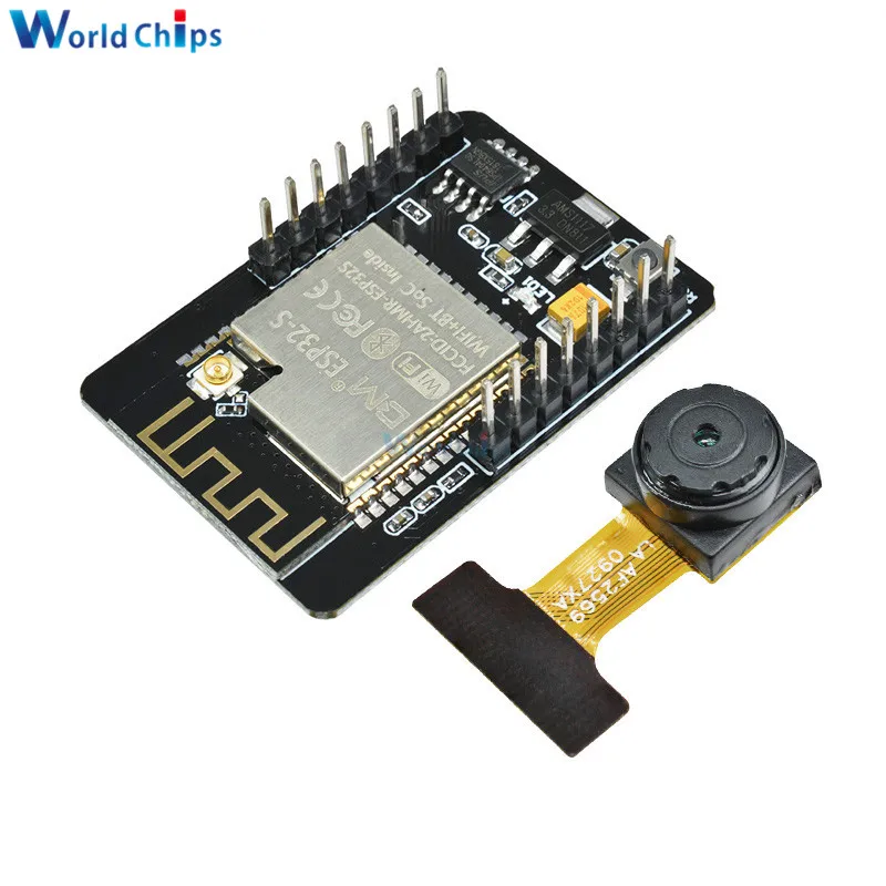 OV2640 2MP ESP32-CAM WiFi + Bluetooth Modul Kameramodul Entwicklungsboard ESP32 5V Dual-Core 32-Bit CPU