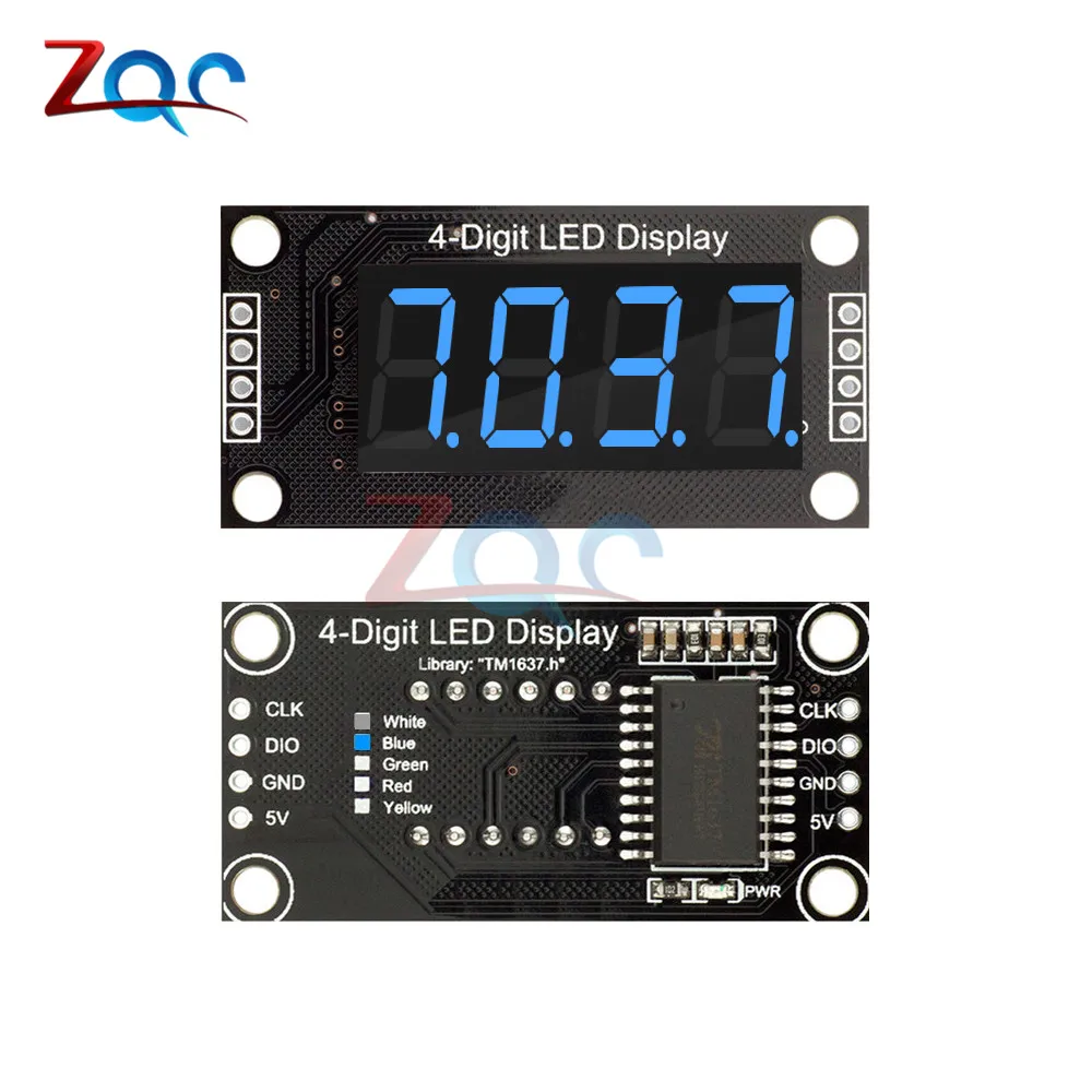 0,36 zoll TM1637 7 Segmente 4-Stellige Led-anzeige Rohr Modul Board – Bild 6