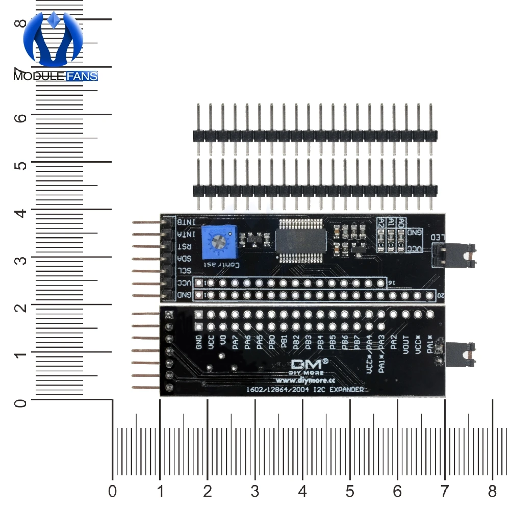 MCP23017 12864 128*64 LCD I2C IIC TWI SPI Serielle Interface Adapter – Bild 6