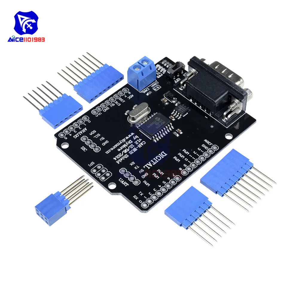 MCP2515 EF02037 KÖNNEN BUS Schild SPI 9 Pins Standard Sub-D Expansion – Bild 4