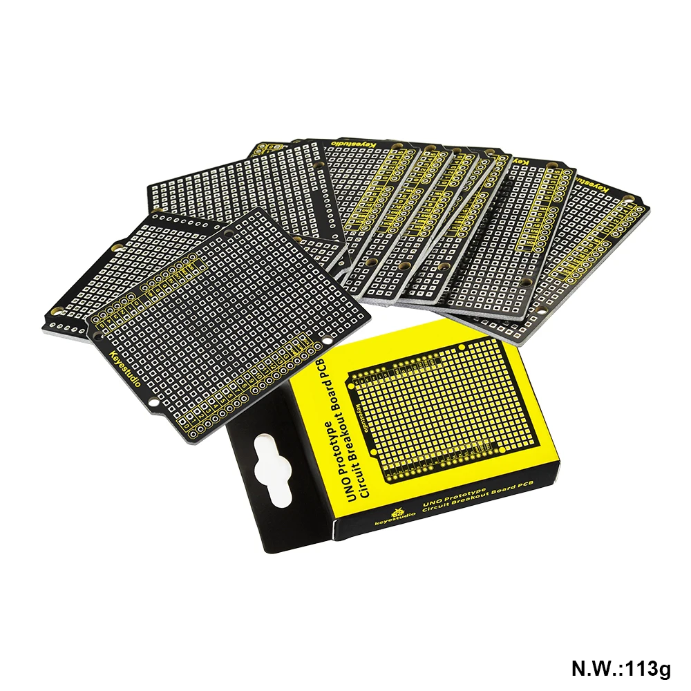 Keyestudio10pcs Prototyp PCB-Löt platte für Arduino Uno R3/Mega 2560 – Bild 5