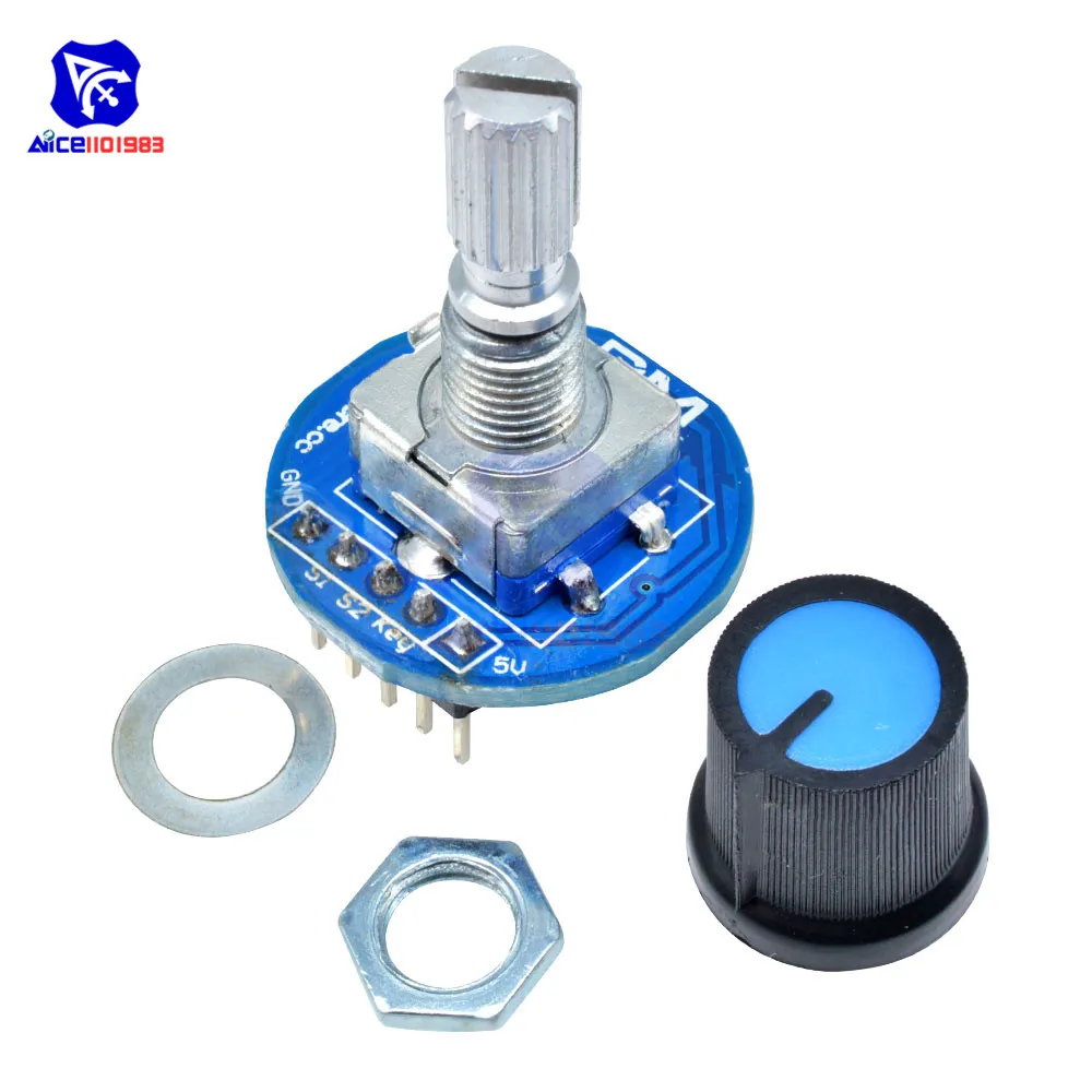 Rotary Encoder Modul 5V Ziegel Sensor Entwicklung Runde Audio – Bild 5