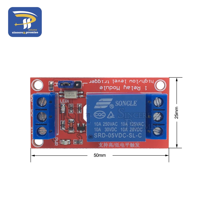 1-Kanal-5-V-12-V-Relaismodul-Board-Abschirmung für Arduino – Bild 6