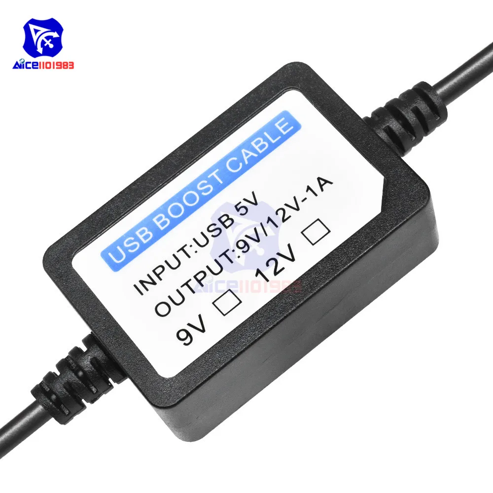 USB zu 5.5*2,1mm DC Power Stecker Ladekabel 5V zu 9V/12V Schritt up – Bild 5
