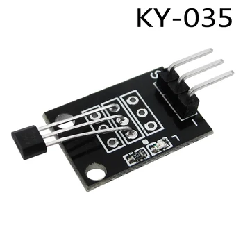 3pin KY-035 Klasse Bihor Analog Halle Magnetische Sensor Modul Diy Starter Kit KY035 (10 Stück)