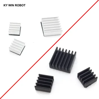 Adhesive Raspberry Pi 3 Kühlkörper Kühler Reines Aluminium-kühlkörper Set Kit Kühler Für Kühl (3 Stück)