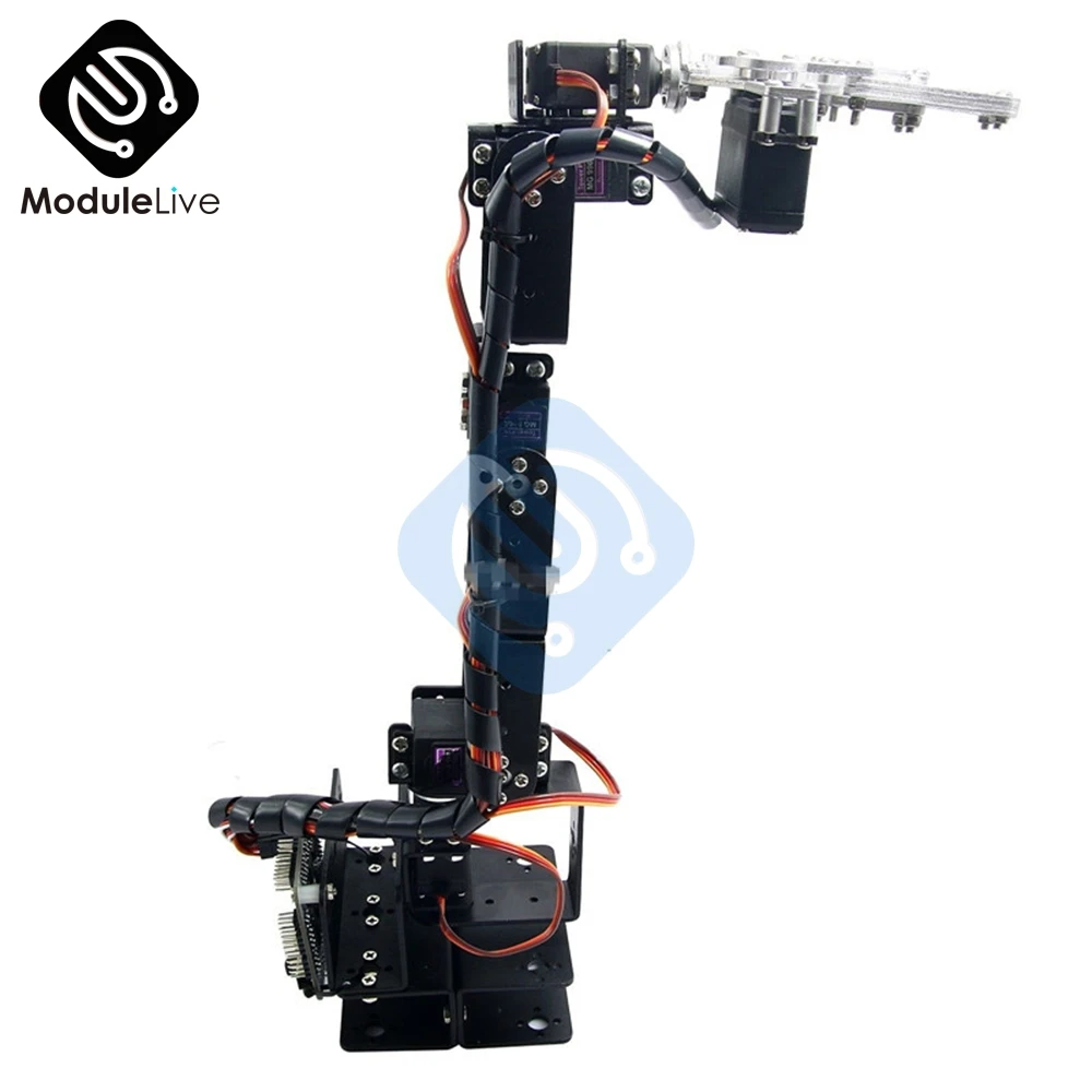Aluminium Robot 6 DOF Arm Mechanische Robotic Arm Clamp Klaue Mount – Bild 3